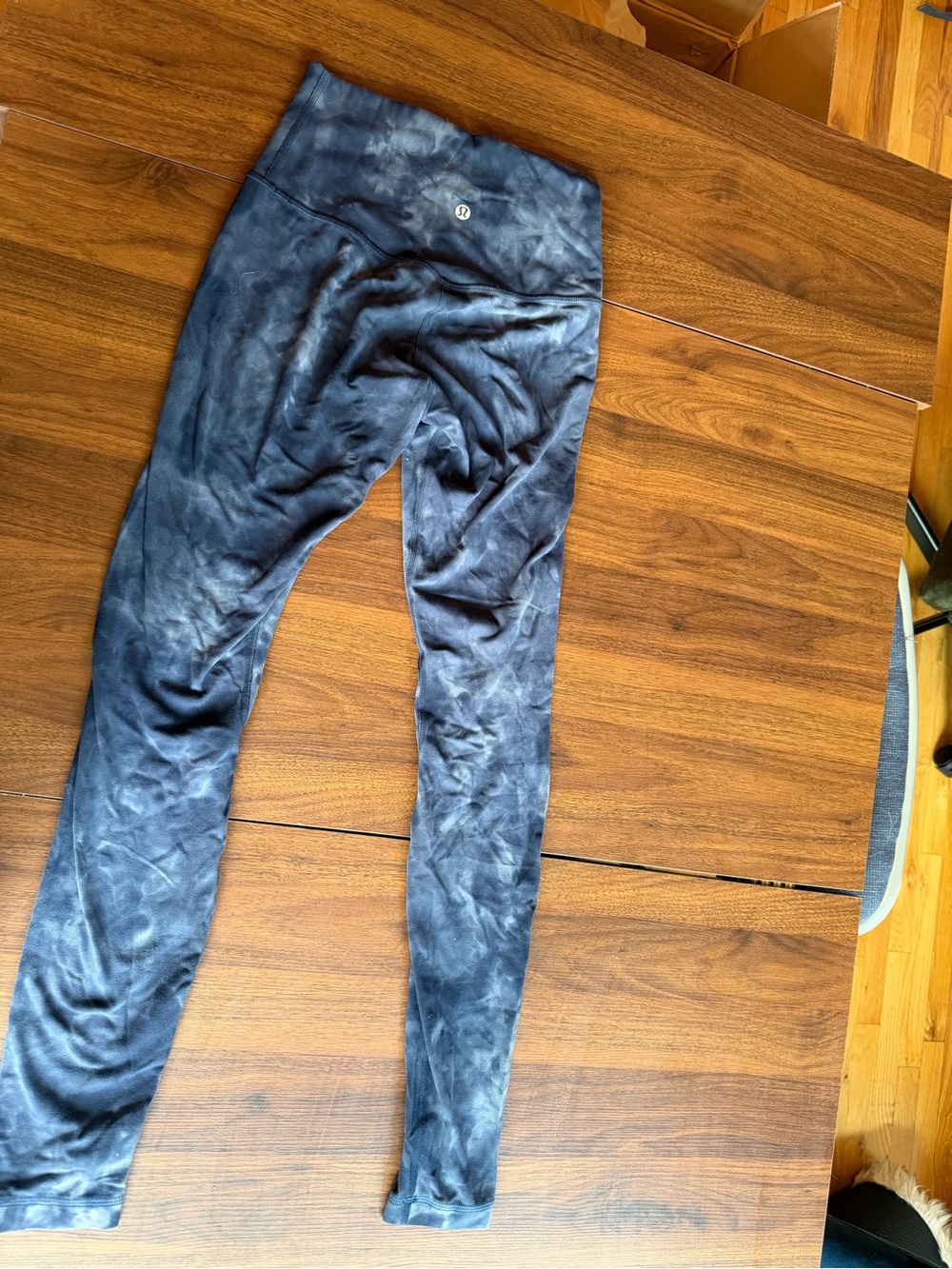 lululemon athletica Tie-Dye Gray/Black High-Rise Leggings